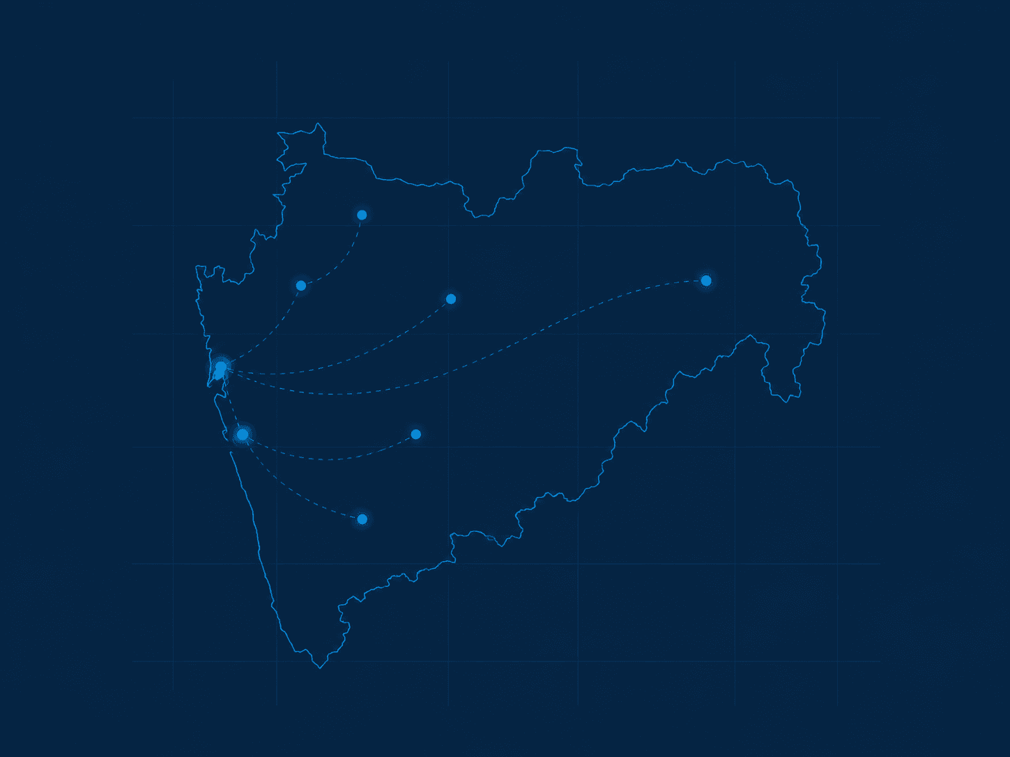 Industrial locations across Maharashtra